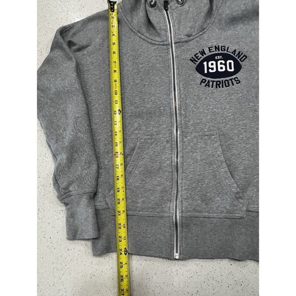 New England Patriots Women’s Small Full Zip Hoodie NFL by Nike Embroidered Logo - Picture 5 of 12